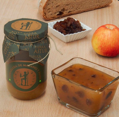 Mermelada  Asturiana de Manzanas y Pasas - Sabor Ibérico